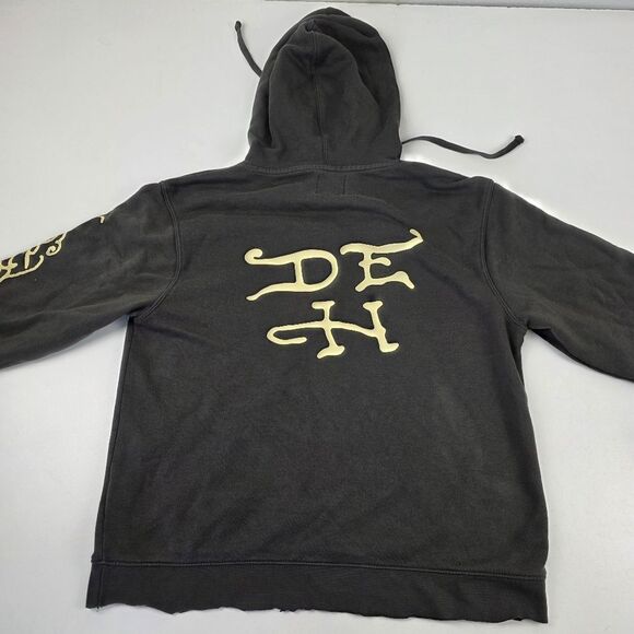 Vtg Y2K Ed Hardy Pullover Distressed Unisex Mens Size Large Gray - Picture 11 of 13